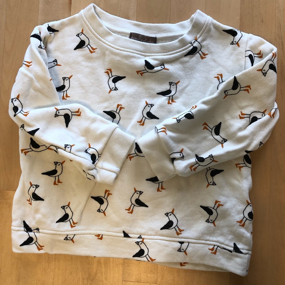 Emile Et Ida - Unisex Bird Sweatshirt - 2T